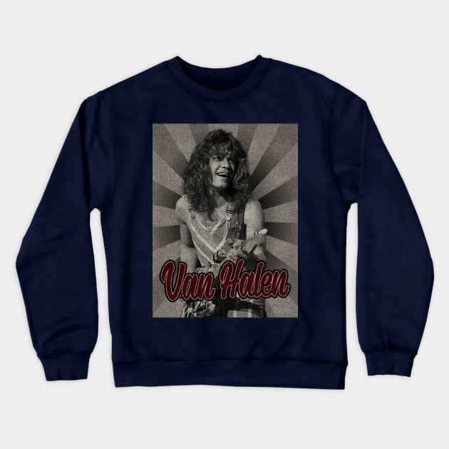 Van Halen Classic Crewneck Sweatshirt by StickMen